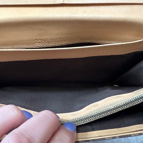 Fendi Zucchino Canvas Brown Wallet Long - Picture 8 of 11